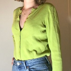 Green Cardigan